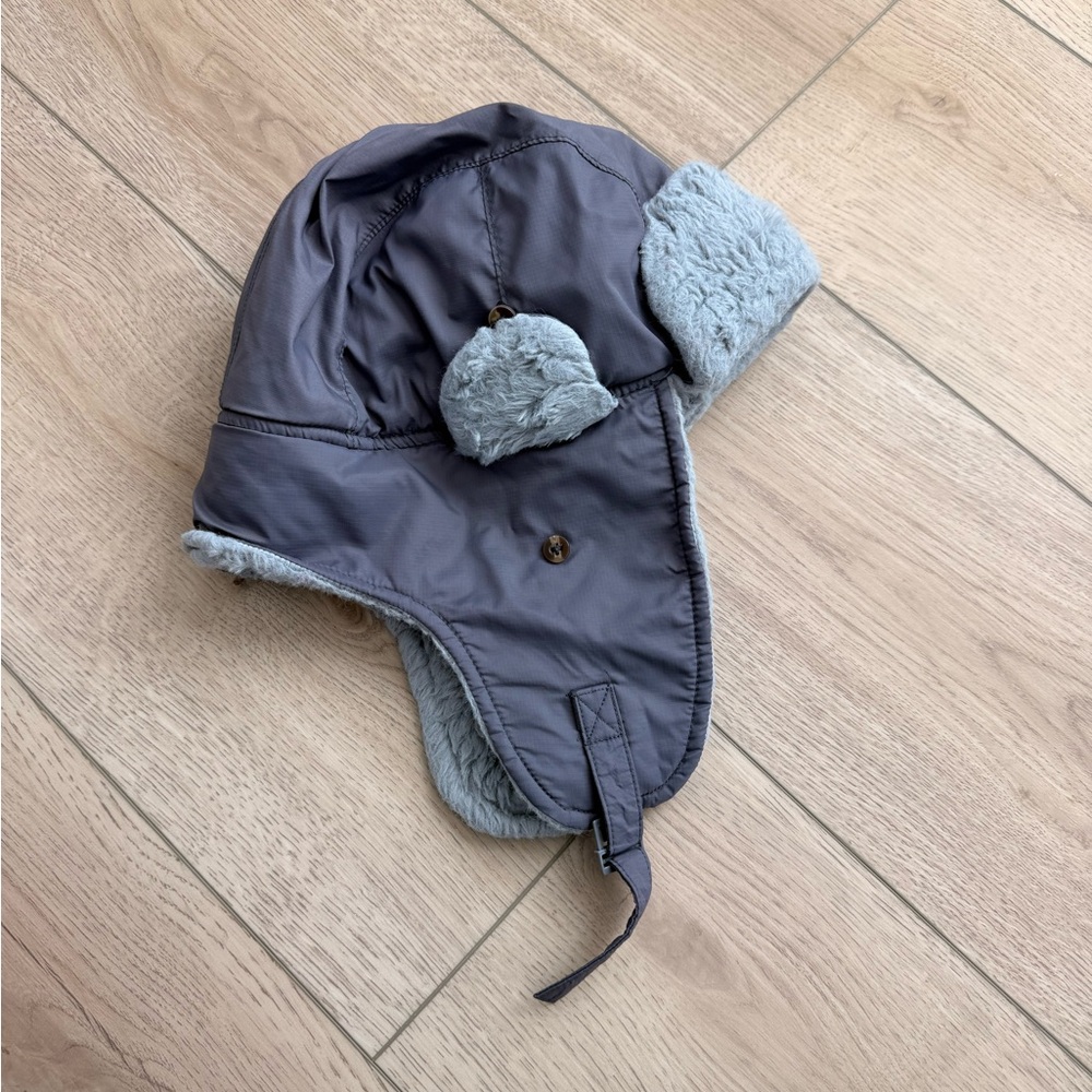 Gray Kids Winter Hat
